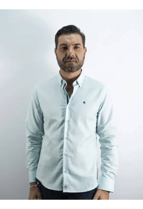 CAMISA BASIC  AGUA MARINA