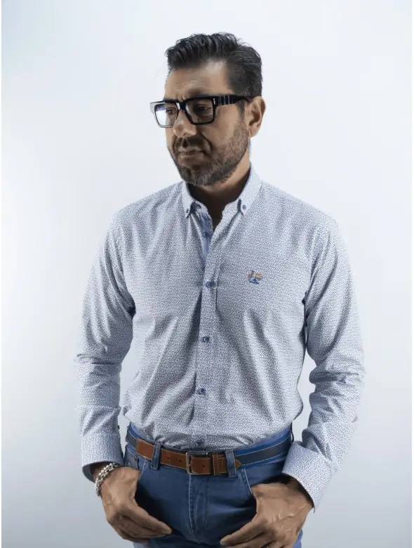 CAMISA MADRID LA VESPITA AZUL