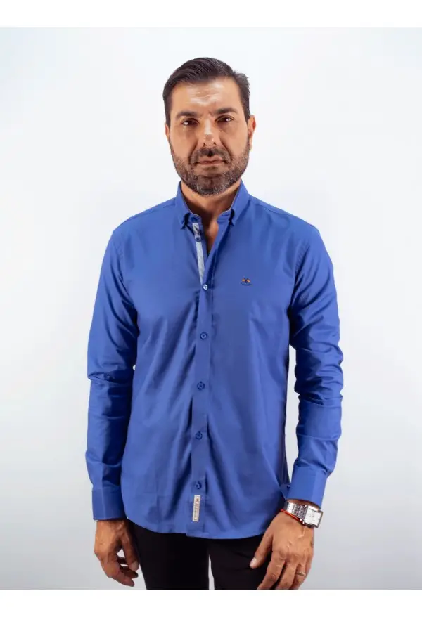 CAMISA BASIC 6 LA ESPAÑOLA AZUL