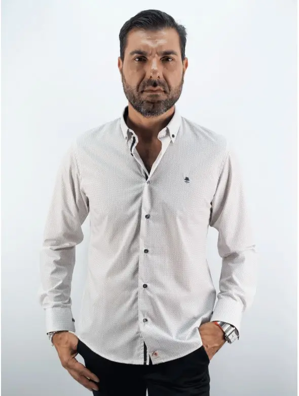CAMISA MOS  MARRON