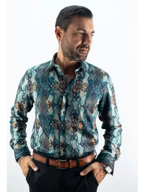CAMISA SNAKE  VERDE