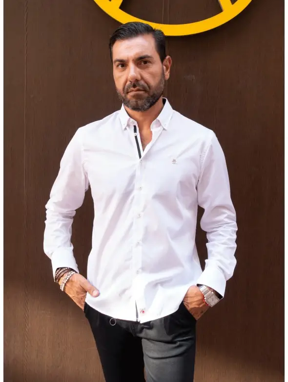 CAMISA BASICA KST  BLANCO
