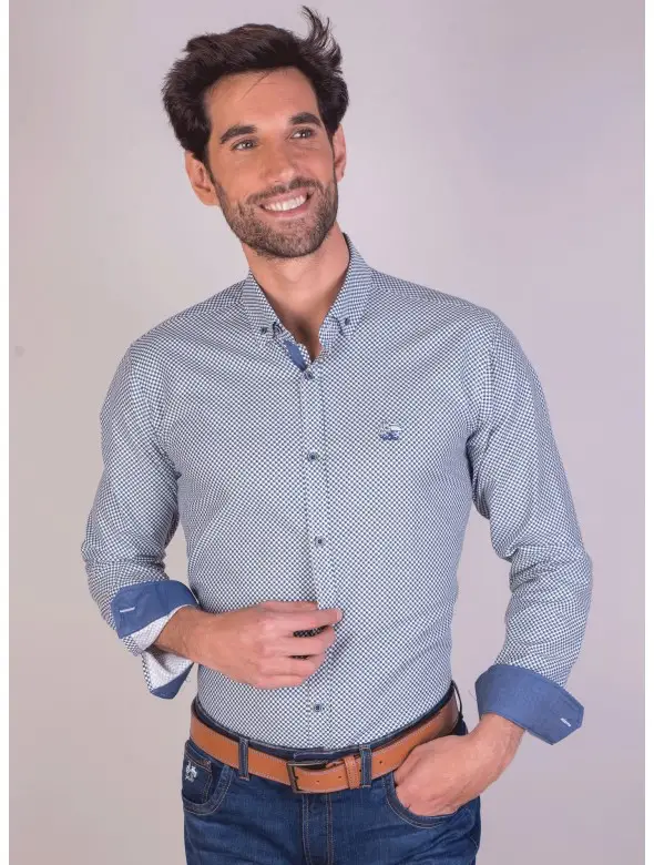 CAMISA BILLAR LA VESPITA VERDE
