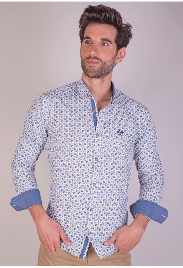 CAMISA CIRCULO 4 LA VESPITA AZUL