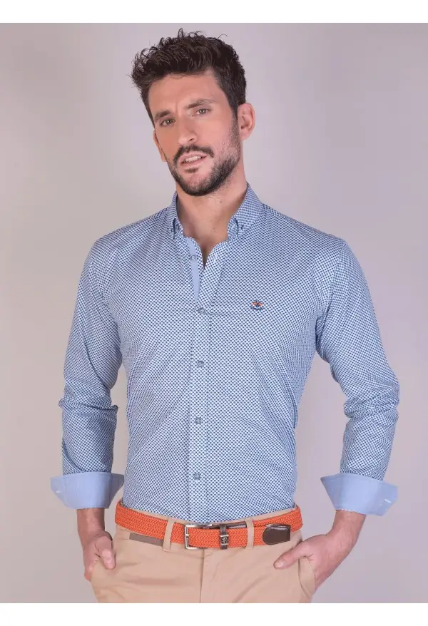 CAMISA BILLAR LA ESPAÑOLA MARINO
