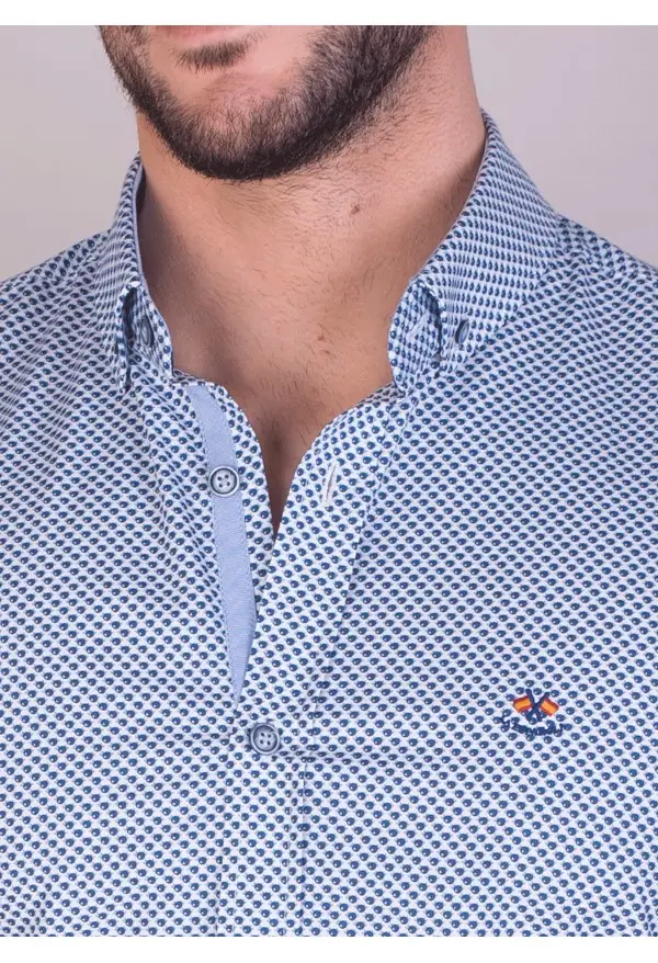 CAMISA BILLAR LA ESPAÑOLA MARINO