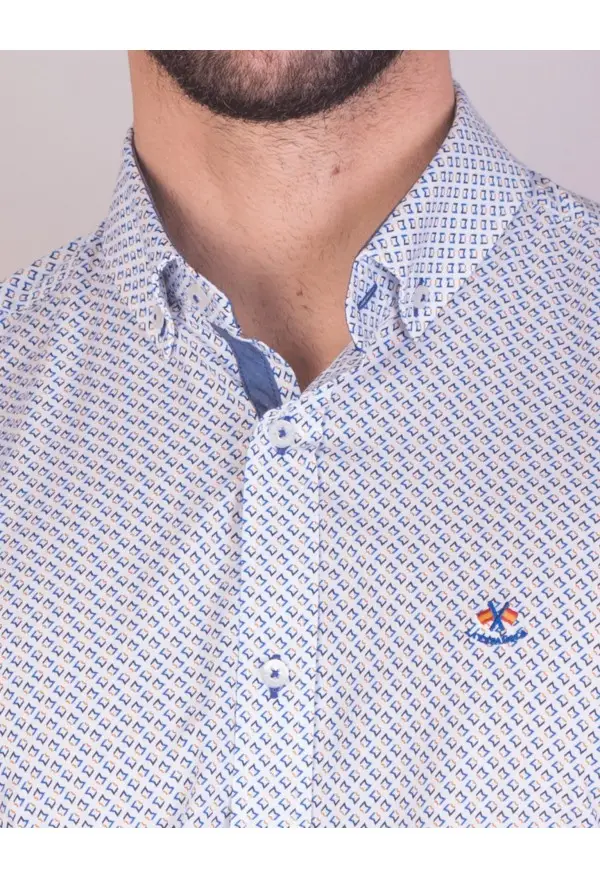 CAMISA BANDERIN LA ESPAÑOLA AZUL