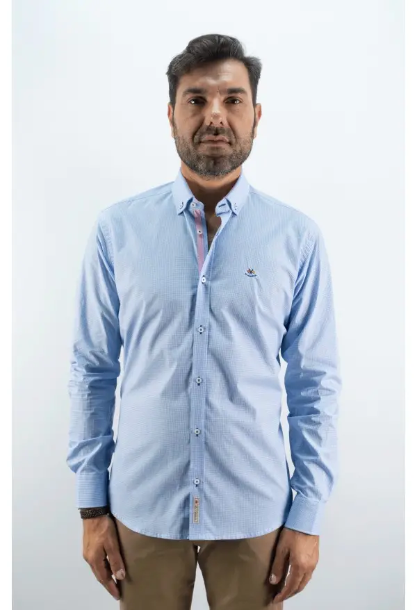 CAMISA VICHI LA ESPAÑOLA CELESTE