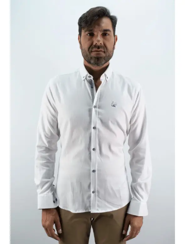 CAMISA SUPER LA VESPITA BLANCO