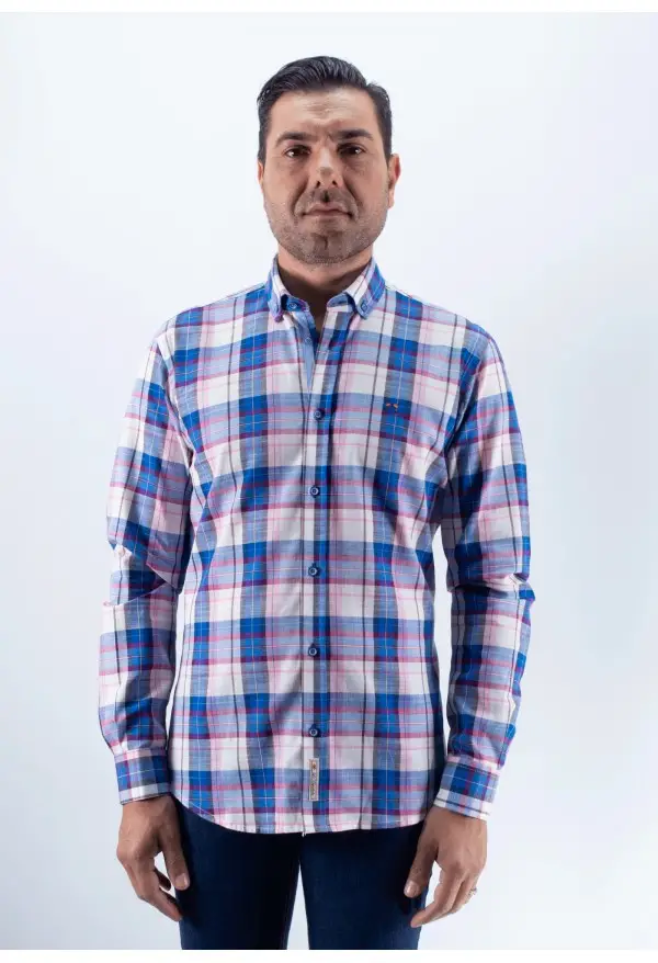 CAMISA CUADRO 71 LA ESPAÑOLA VIOLETA