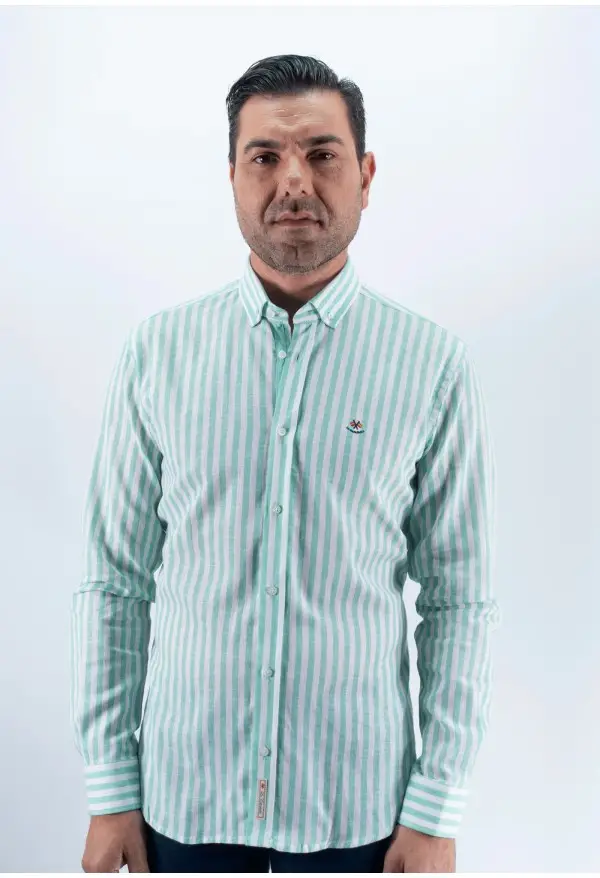 CAMISA RAYAS MEDIUM LA ESPAÑOLA VERDE