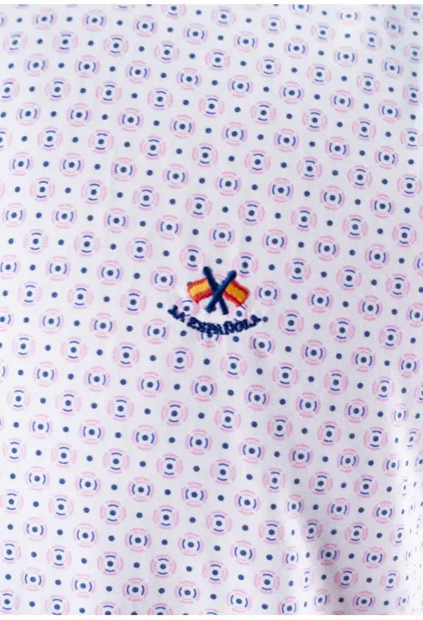 CAMISA CIRCULOS LA ESPAÑOLA ROSA