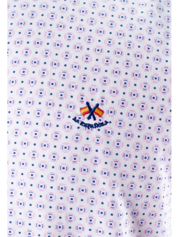 CAMISA CIRCULOS LA ESPAÑOLA ROSA