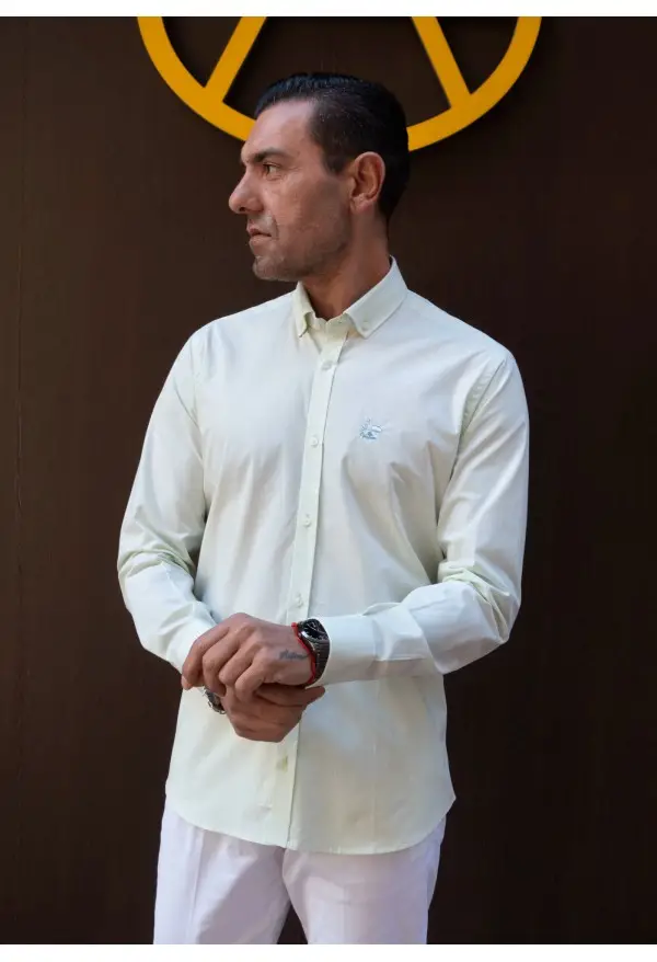 CAMISA VICHI PK LA VESPITA PISTACHO