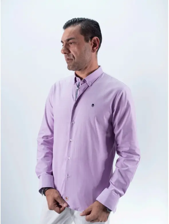 CAMISA LISA KST  VIOLETA