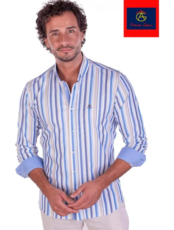 CAMISA RAYAS L LA VESPITA AZUL
