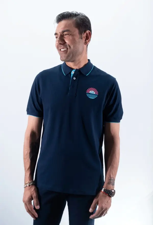 POLO SOL LA VESPITA MARINO