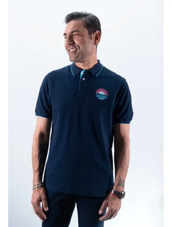 POLO SOL LA VESPITA MARINO
