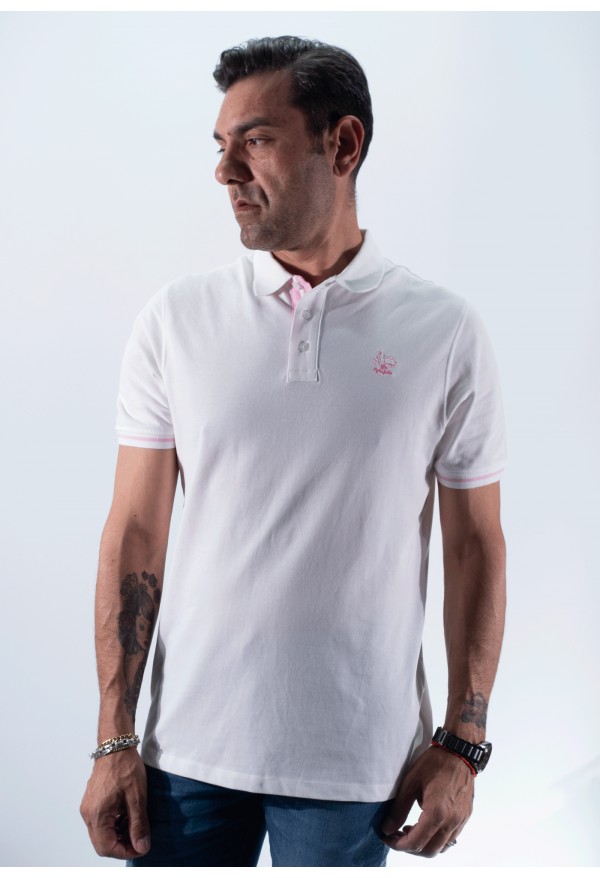 POLO LISO TAPETA LA VESPITA BLANCO