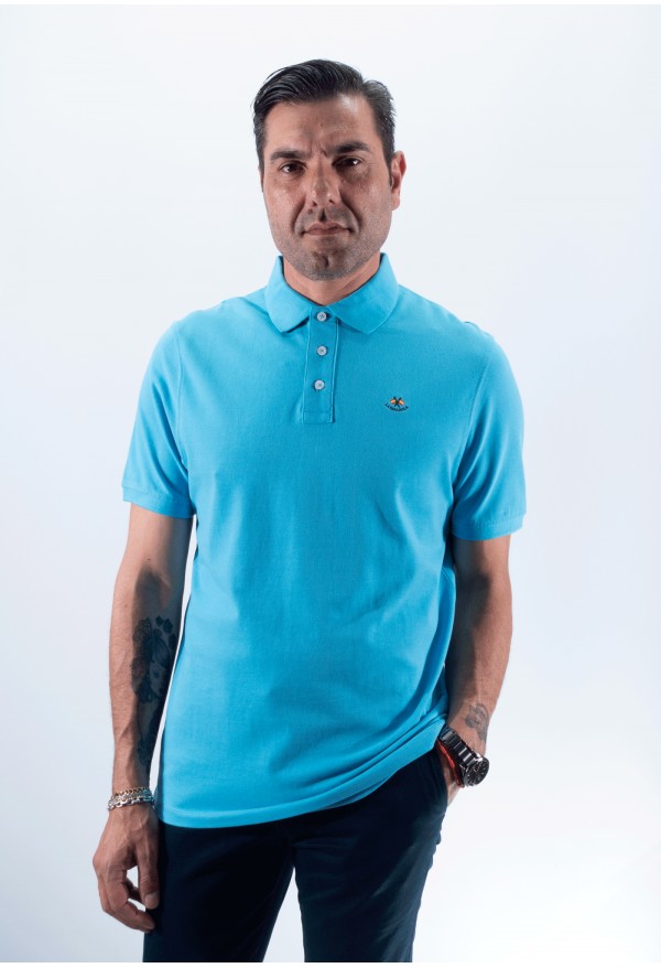 POLO LISO LA ESPAÑOLA TURQUESA