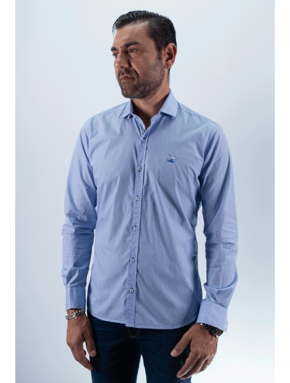 CAMISA RAYA 96 LA VESPITA MARINO