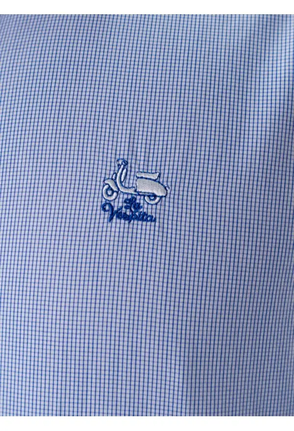 CAMISA CUADRITO 96 LA VESPITA AZUL