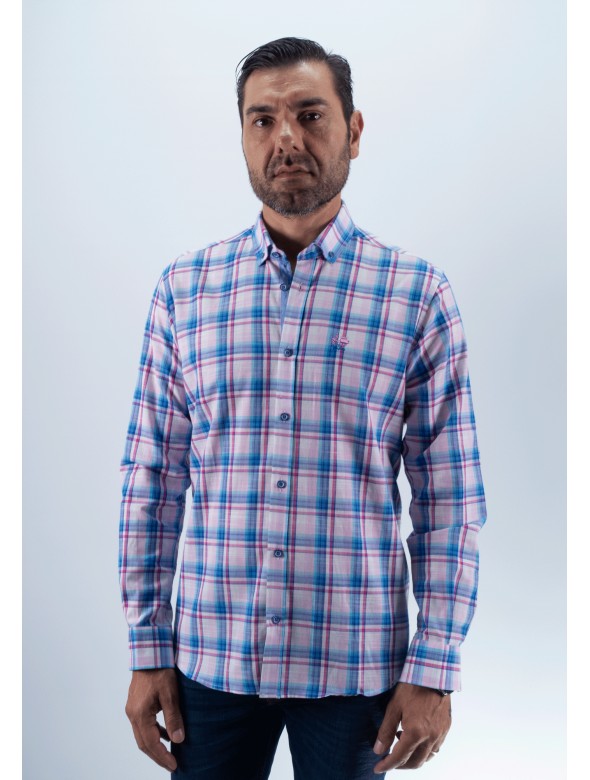 CAMISA CUADRO 52 LA VESPITA VIOLETA