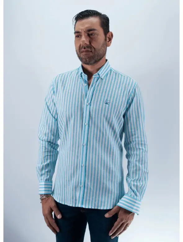CAMISA RAYAS LISBOA LA...