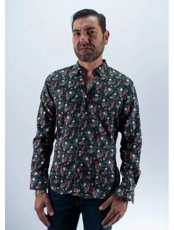 CAMISA CALAVERA  NEGRO