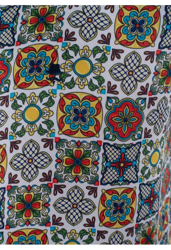 CAMISA MOSAIKO  AMARILLO
