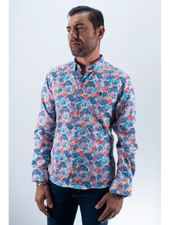 CAMISA CAMELIAS  TURQUESA