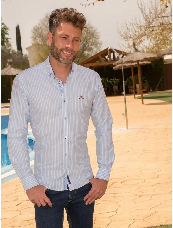 CAMISA OXFOR RAYA