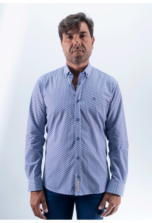 CAMISA HELICE LA ESPANOLA AZUL