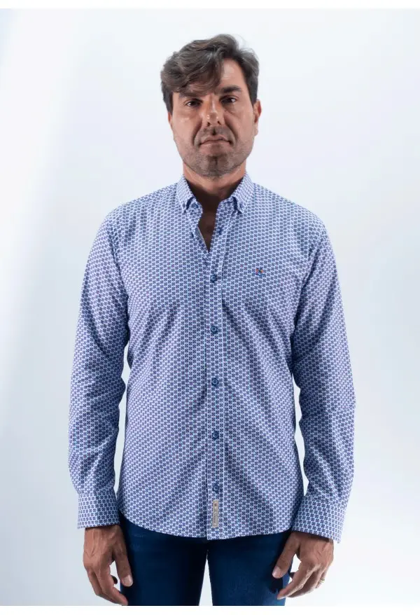 CAMISA HELICE LA ESPANOLA AZUL