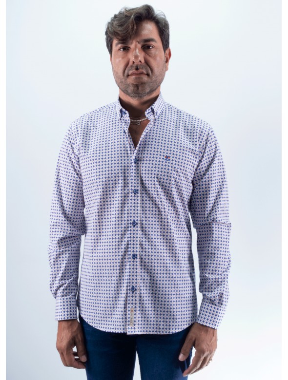 CAMISA ROSETON LA ESPAÑOLA BLANCO