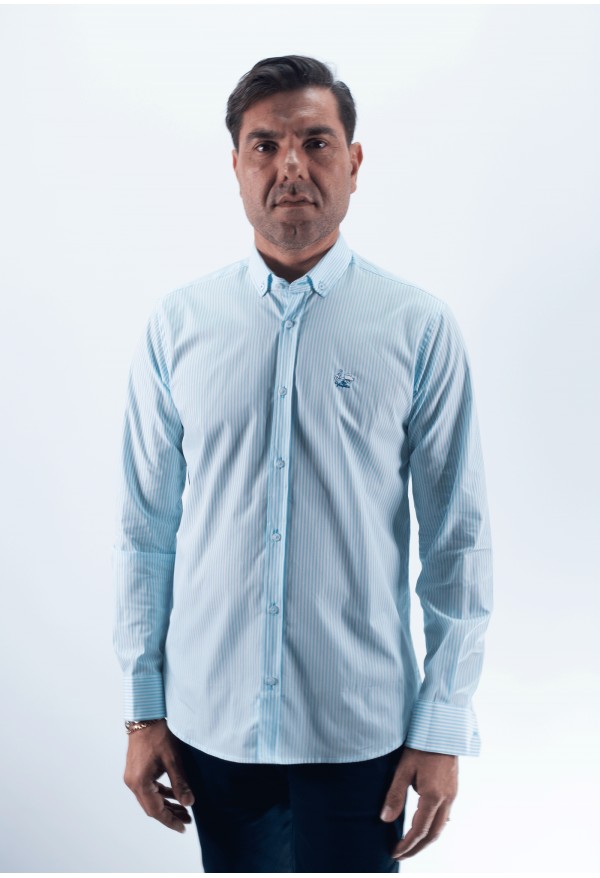 CAMISA RAYA KODACK LA VESPITA TURQUESA