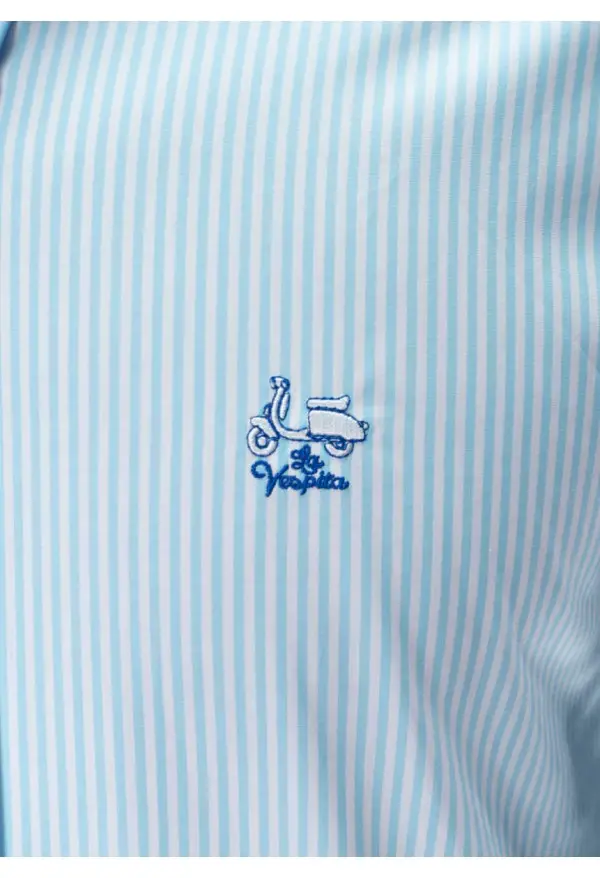 CAMISA RAYA KODACK LA VESPITA TURQUESA