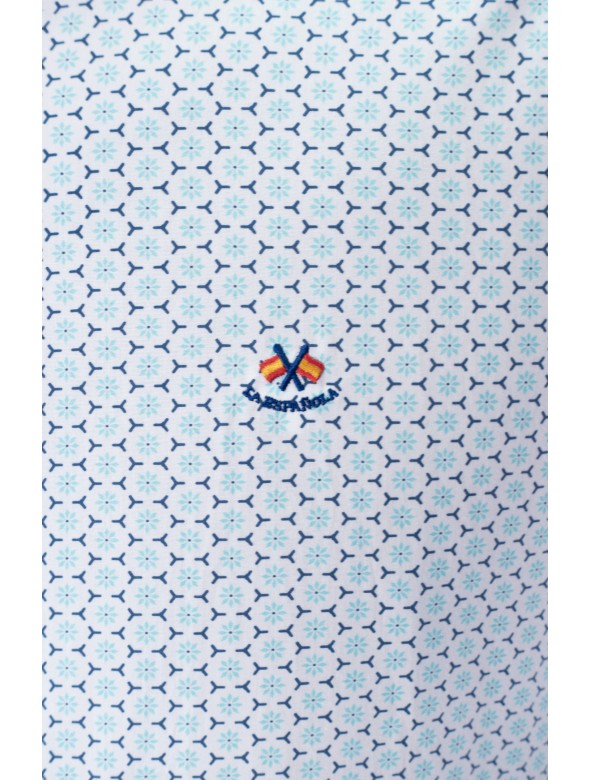 CAMISA ATOMIC LA ESPAÑOLA AGUA MARINA