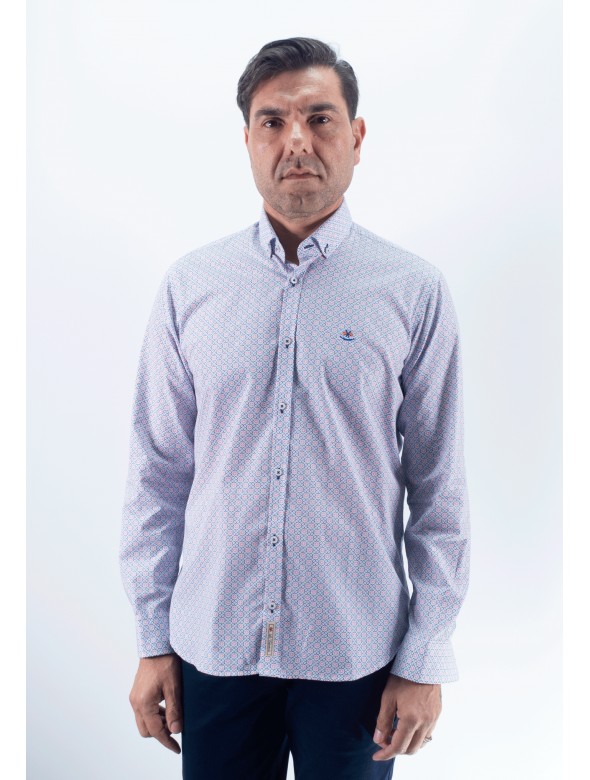 CAMISA JEREZ LA ESPANOLA AZUL