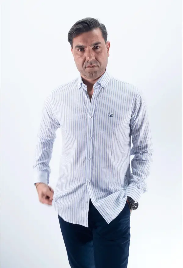 CAMISA RAYA 39 LA VESPITA AZUL