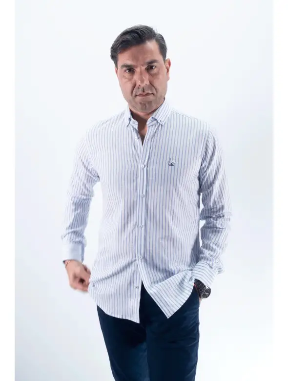 CAMISA RAYA 39 LA VESPITA AZUL