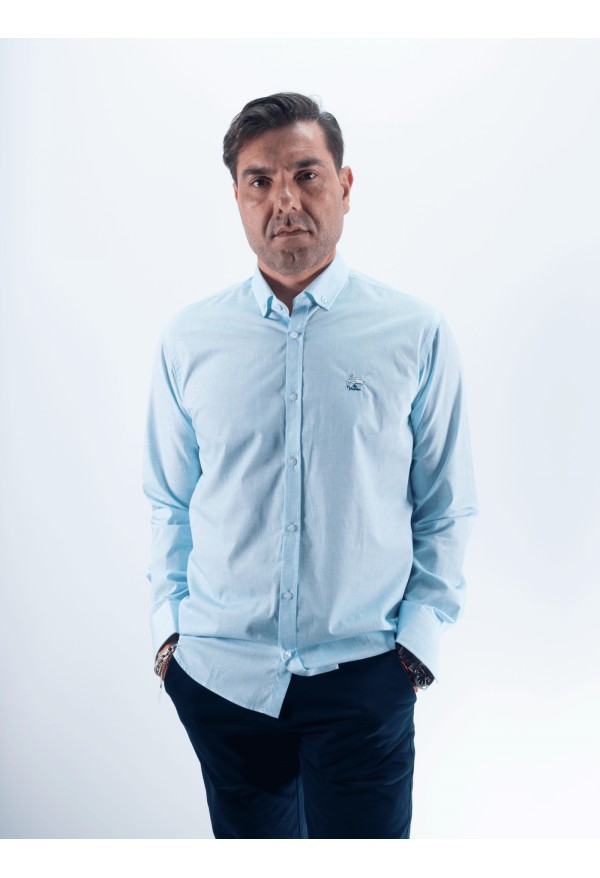 CAMISA SINGAPUR LA VESPITA CELESTE