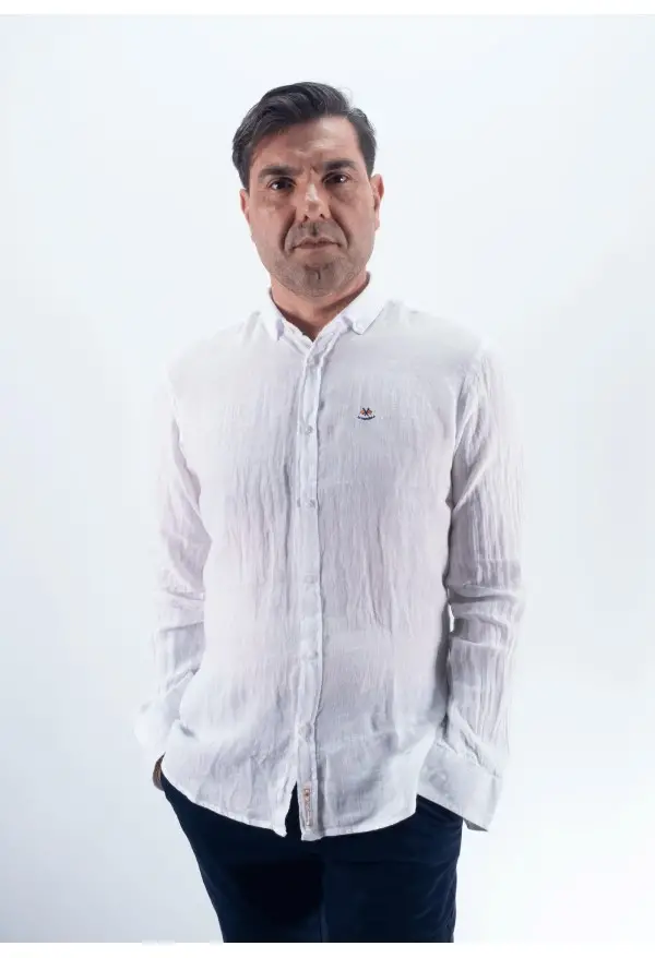 CAMISA LINO LA ESPANOLA BLANCO