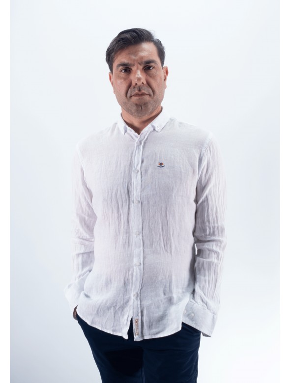 CAMISA LINO LA ESPANOLA BLANCO