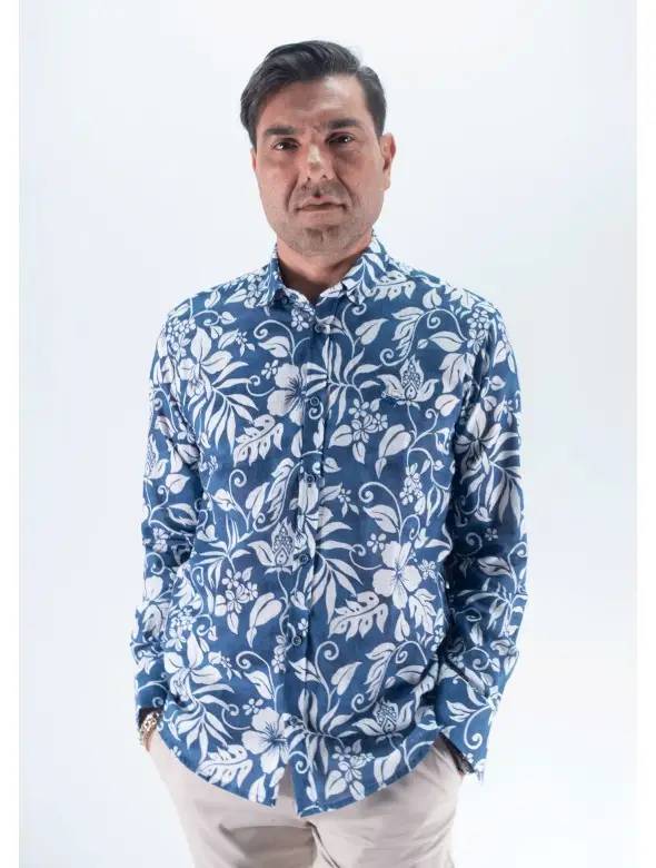 CAMISA CRISANTEMOS LA...