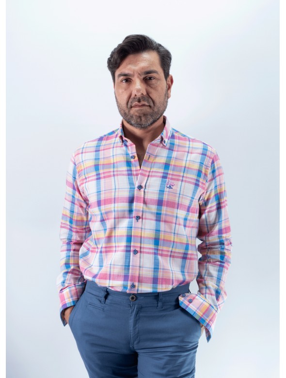 CAMISA CUADRO 63 LA VESPITA ROSA