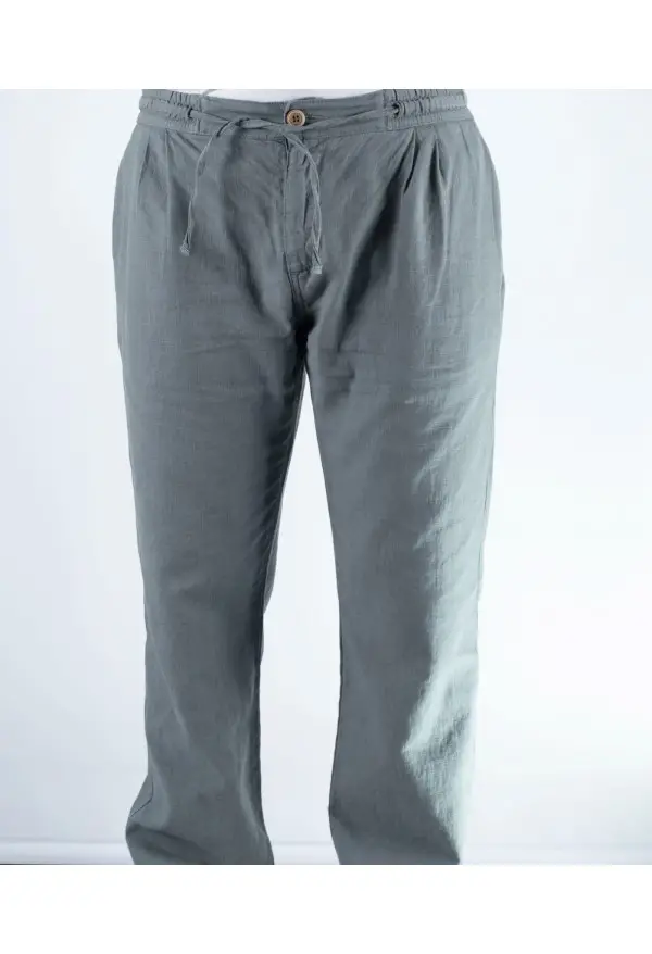 PANTALON LINO LA VESPITA VERDE