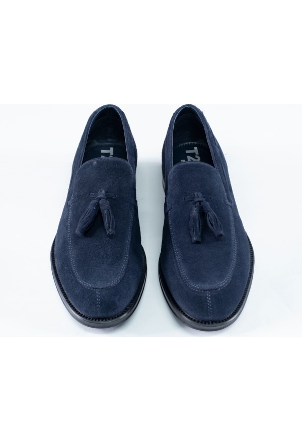 ZAPATO SERRAJE BORLAS  MARINO