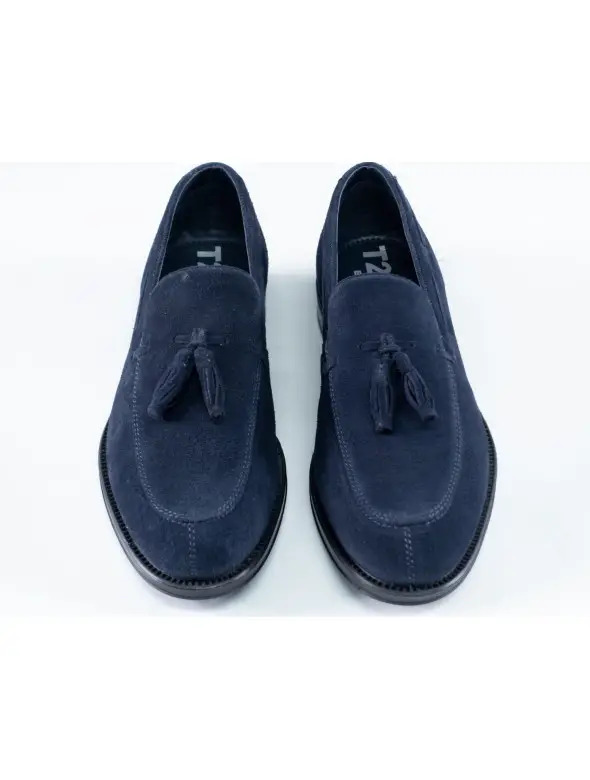 ZAPATO SERRAJE BORLAS  MARINO