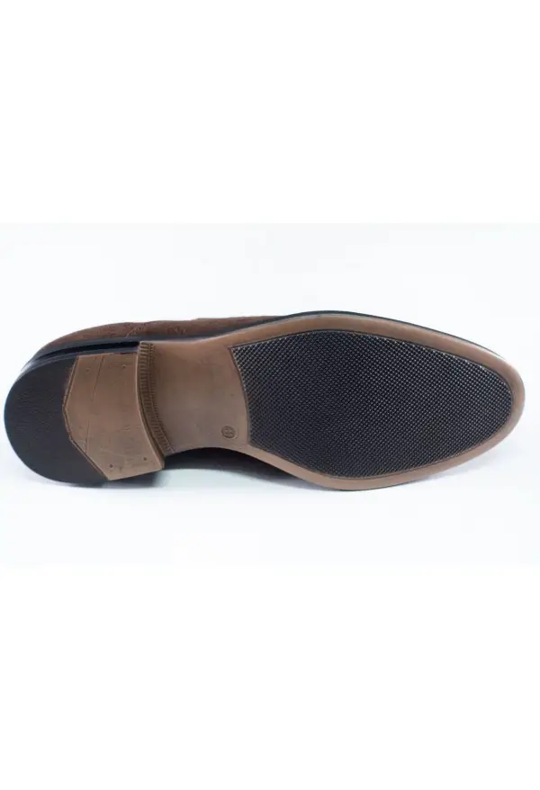 ZAPATO SERRAJE BORLAS  CHOCOLATE